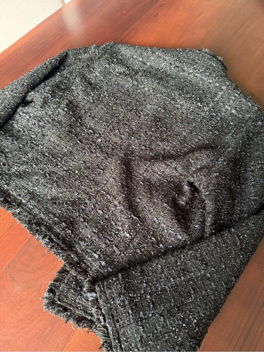 Kate Spade Black Tweed Women's Cropped Jacket - Picture 11 of 11